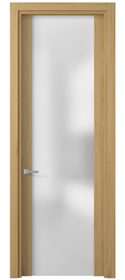 Межкомнатная дверь Планум 4114 Солнечный вяз Сатинированное стекло Цена 39799 ₽ | Volhovec