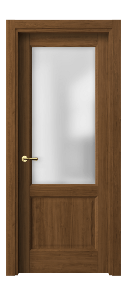 Межкомнатная дверь Галант 1422 Лесной орех Сатинированное стекло Цена 36399 ₽ | Volhovec