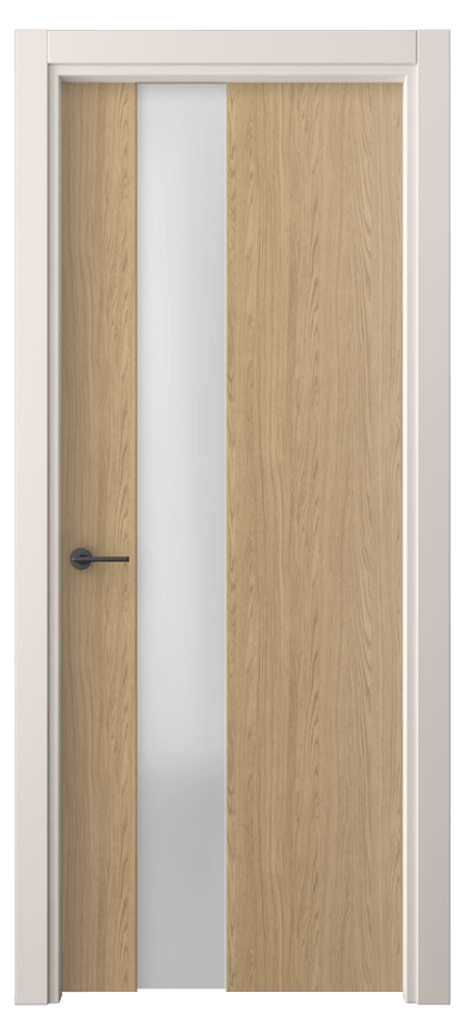 Межкомнатная дверь Фридом 4224 Жемчужный дуб Сатинированное стекло Цена 40799 ₽ | Volhovec
