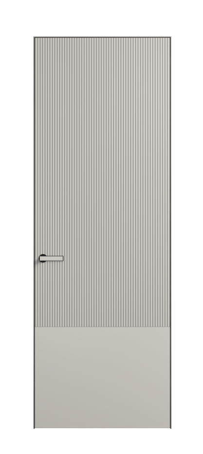 Дверь межкомнатная Velvet АКП 8203 Матовый облачно-серый. Скрытый короб Черный Цена 61569 . Фабрика дверей Волховец 8 (800) 551 43 19 Межкомнатная дверь Velvet АКП 8203 Матовый облачно-серый. Цена 61569 | Volhovec