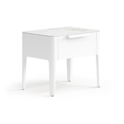 Тумба прикроватная Piega 1 ящик Матовый белоснежный