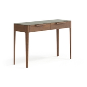 Консоль Piega 2 ящика дуб каштановый матовый