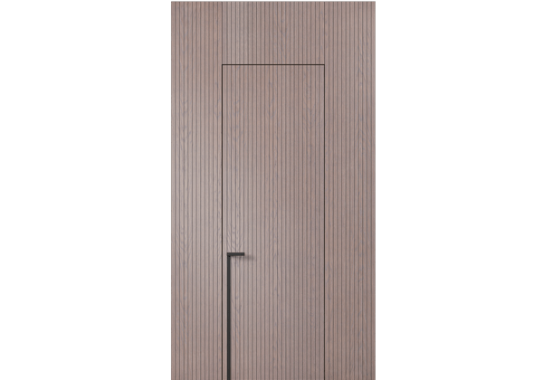 Панели для отделки стен Стеновая панель Фрезерованные Дуб дымчатый. Цвет Дуб дымчатый. Материал Шпон ценных пород. Коллекция Фрезерованные. Картинка.