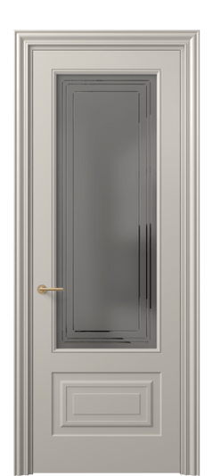 Межкомнатная дверь 8442 МСБЖ Серый сатин с гравировкой. Цвет Матовый светло-бежевый. Материал Гладкая эмаль. Коллекция Маскот. Фото. Дверь межкомнатная 8442 МСБЖ Серый сатин с гравировкой. Цвет Матовый светло-бежевый. Материал Гладкая эмаль. Коллекция Маскот. Картинка.
