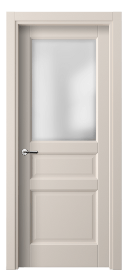 Дверь межкомнатная 1432 ПЭПБ САТ. Цвет ПЭТ пудровый бежевый. Материал ПЭТ. Коллекция Галант. Картинка.