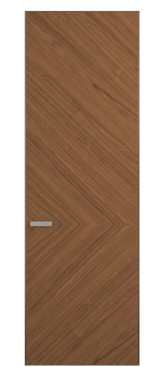 Дверь межкомнатная 0202 ОУММР Орех умбра матовый. Цвет Орех умбра матовый рифт. Материал Радиальный шпон НатурВуд. Коллекция Рифт. Картинка.
