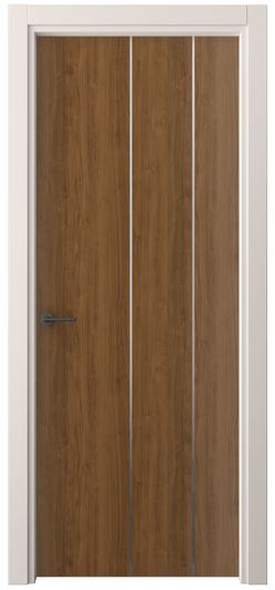 Дверь межкомнатная 4205 ЛОР. Цвет Лесной орех. Материал Ламинатин. Коллекция Фридом. Картинка.