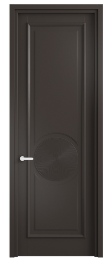 Дверь межкомнатная 6719 МАН . Цвет Матовый антрацит. Материал Гладкая эмаль. Коллекция Шарм. Картинка.