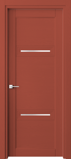 Дверь межкомнатная 6113 NCS S 3040-Y80R. Цвет NCS NCS S 3040-Y80R. Материал Массив дуба эмаль. Коллекция Эго. Картинка.