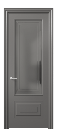 Межкомнатная дверь 8442 МКЛС Серый сатин с гравировкой. Цвет Матовый классический серый. Материал Гладкая эмаль. Коллекция Маскот. Фото. Дверь межкомнатная 8442 МКЛС Серый сатин с гравировкой. Цвет Матовый классический серый. Материал Гладкая эмаль. Коллекция Маскот. Картинка.