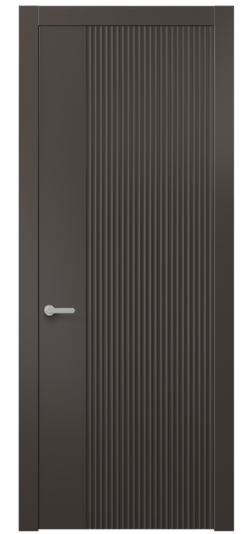 Межкомнатная дверь АКП 8643 МАН. Цвет Матовый антрацит. Материал Гладкая эмаль. Коллекция Альба. Фото. Дверь межкомнатная АКП 8643 МАН. Цвет Матовый антрацит. Материал Гладкая эмаль. Коллекция Альба. Картинка.