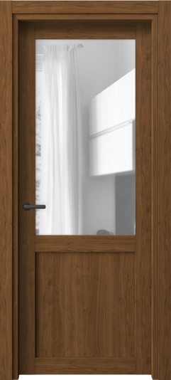 Дверь межкомнатная 2122 ЛОР ПРОЗ. Цвет Лесной орех. Материал Ламинатин. Коллекция Нео. Картинка.
