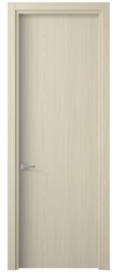 Дверь межкомнатная 0010 МОЯ. Цвет Молочный ясень. Материал Сиплекс ламинатин. Коллекция Планум. Картинка.
