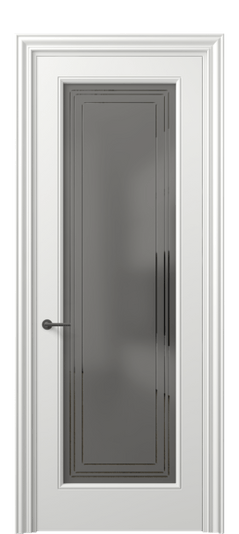 Межкомнатная дверь 8400 МССР СЕР САТ ГРА. Цвет Матовый светло-серый. Материал Гладкая эмаль. Коллекция Маскот. Фото. Дверь межкомнатная 8400 МССР СЕР САТ ГРА. Цвет Матовый светло-серый. Материал Гладкая эмаль. Коллекция Маскот. Картинка.