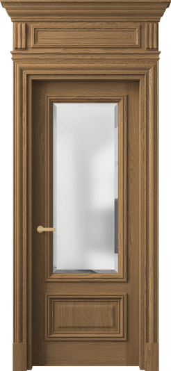 Дверь межкомнатная 7306 ДМС.М САТ-Ф. Цвет Дуб мускатный матовый. Материал Массив дуба матовый. Коллекция Антик. Картинка.