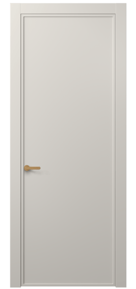 Дверь межкомнатная АКП 8601 МОС. Цвет Матовый облачно-серый. Материал Гладкая эмаль. Коллекция Фрэйм. Картинка.